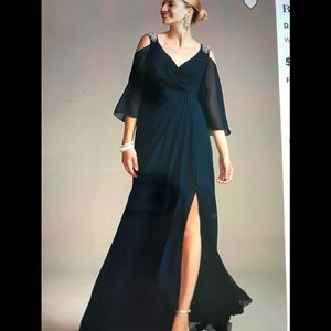 David’s Bridal navy dress NWT